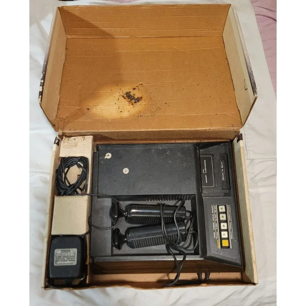 Fairchild Channel F Video Game Console w/ Original Box - Untested/For Parts